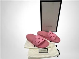 Womens rubber gg slide on sale sandal